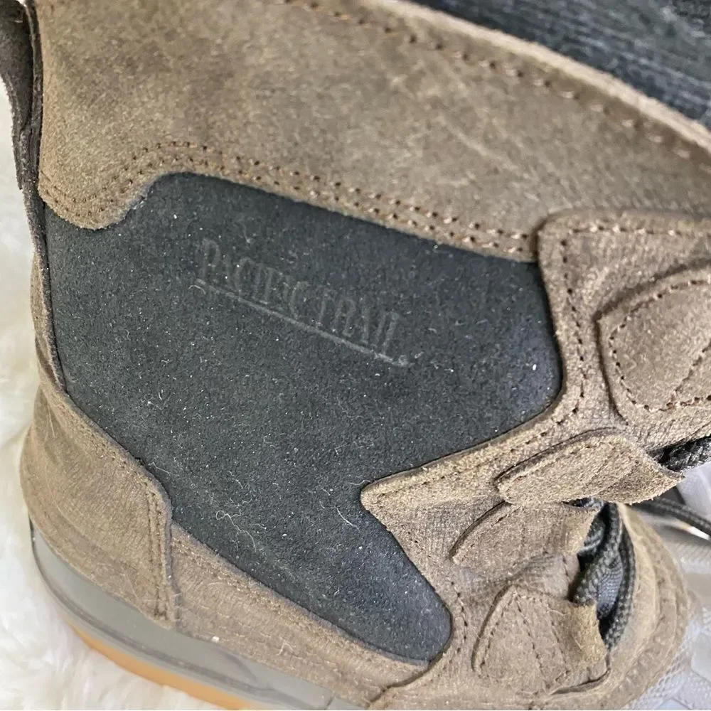 Pacific Trail Eskimo brown waterproof snow hiking lace up boots 4